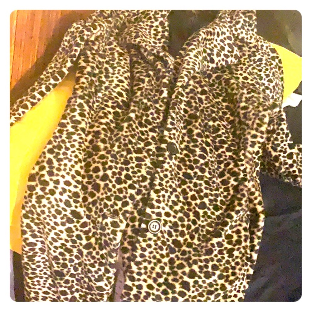 Animal print jacket